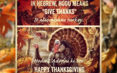 Thanksgiving and Sukkot – The Harvest Celebration